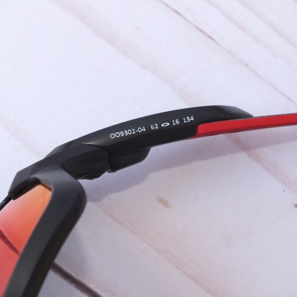 NEW Oakley Polarized Carbon Shift Black Torch Red - Picture 6 of 6